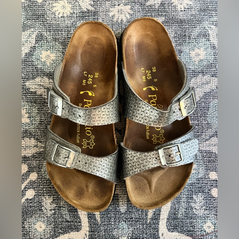 Papillio By Birkenstock Sydney Sequin Print Sandals View 6